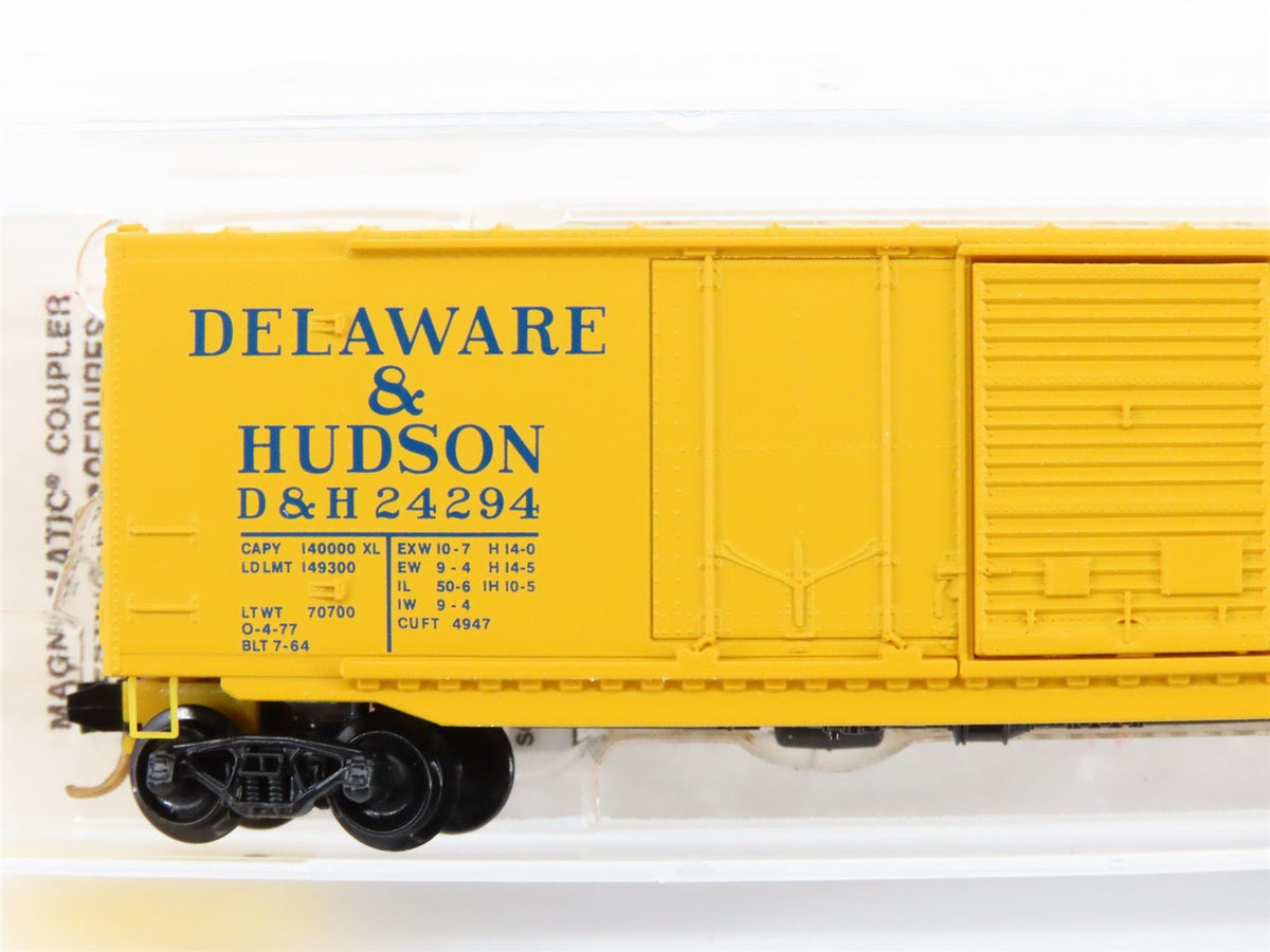 N Scale Micro-Trains MTL 76020 D&amp;H The Bridge Line 50&#39; Box Car #24294