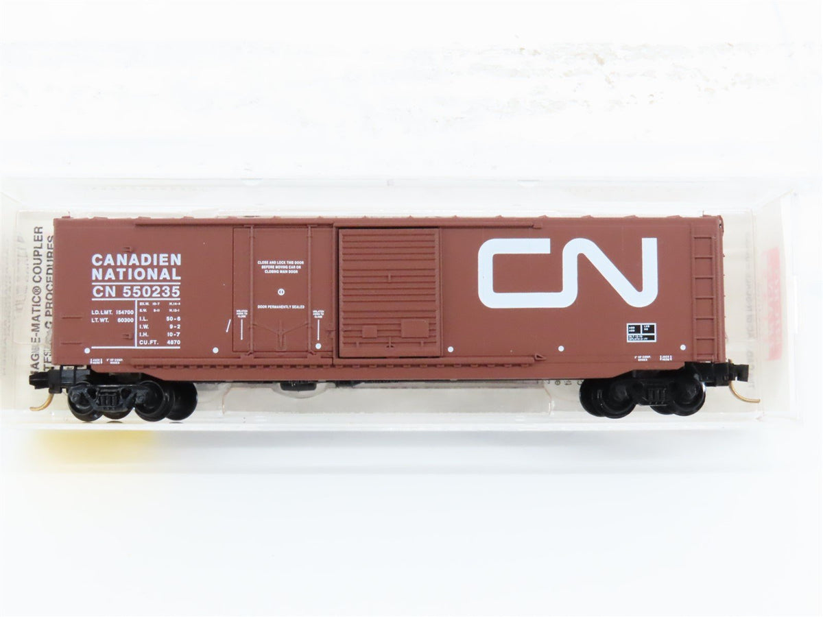 N Scale Micro-Trains MTL 76010 CN Canadian National Railroad 50&#39; Box Car #550235