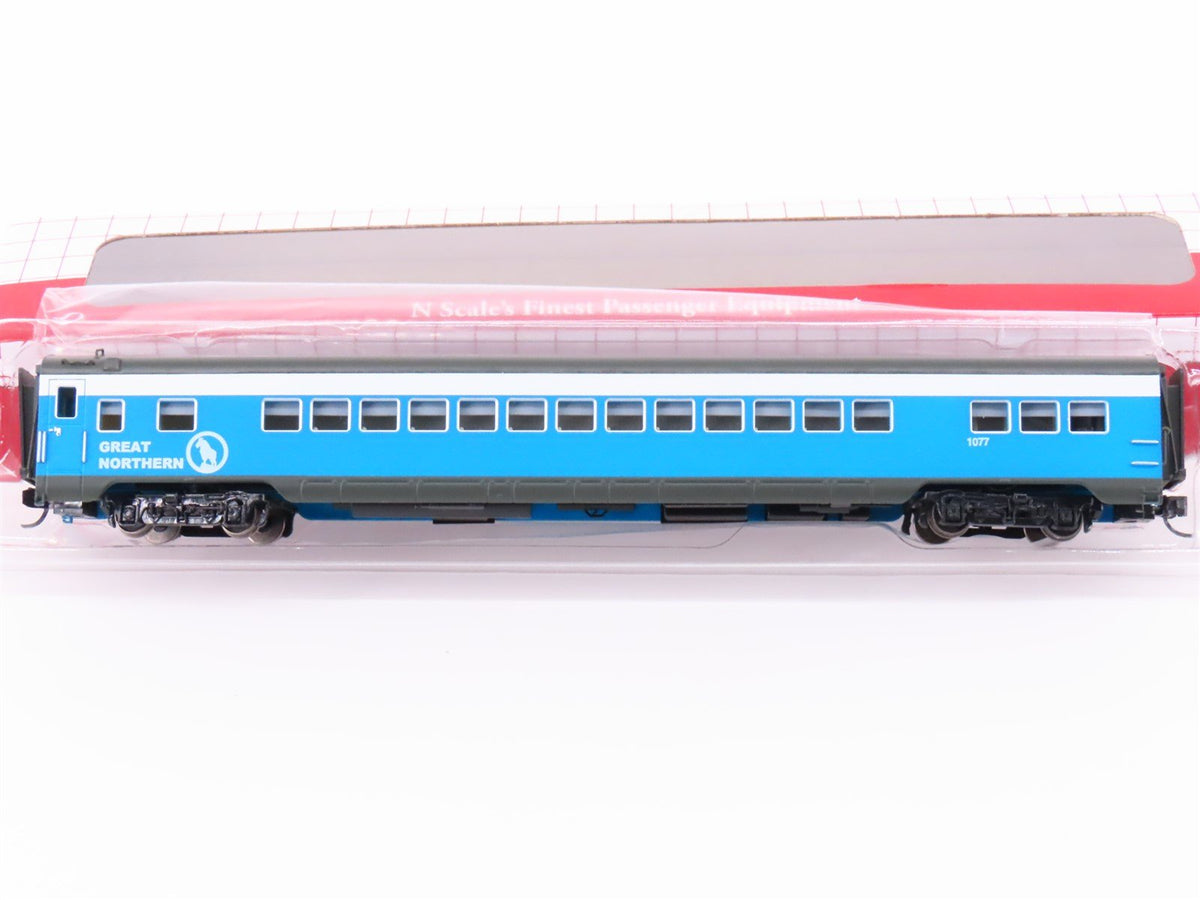 N Scale Centralia Car Shops CCS6615-09 GN Big Blue Sky Coach Passenger Car #1077