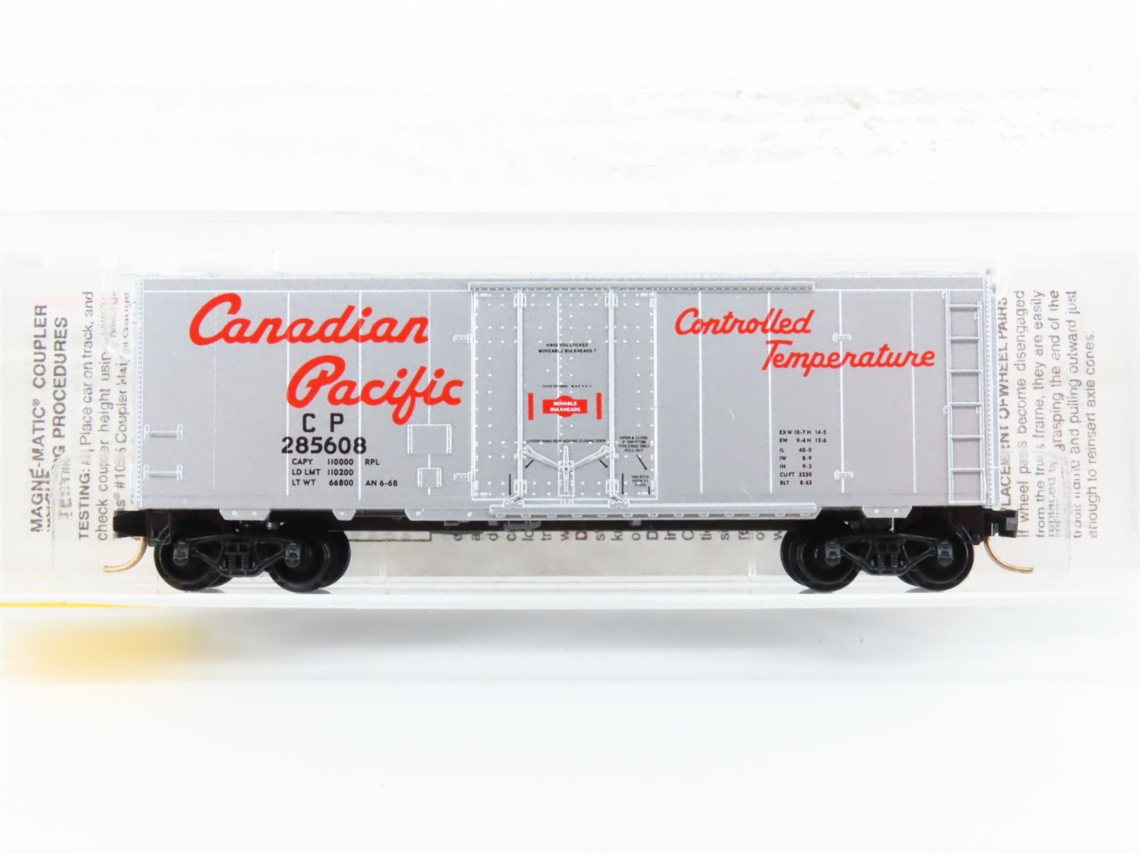 N Scale Micro-Trains MTL 74040/1 CP Canadian Pacific Railroad 40' Box Car 285608