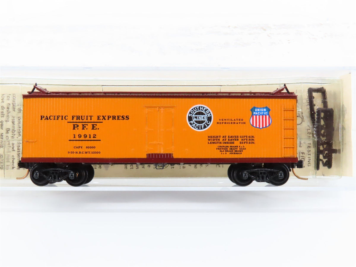 N Kadee Micro-Trains MTL 47062 SP UP PFE Pacific Fruit Express 40&#39; Reefer #19912