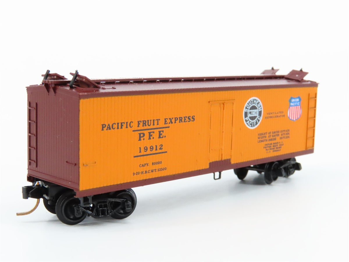 N Kadee Micro-Trains MTL 47062 SP UP PFE Pacific Fruit Express 40&#39; Reefer #19912