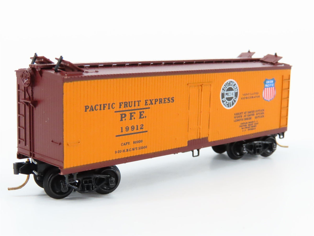 N Kadee Micro-Trains MTL 47062 SP UP PFE Pacific Fruit Express 40&#39; Reefer #19912