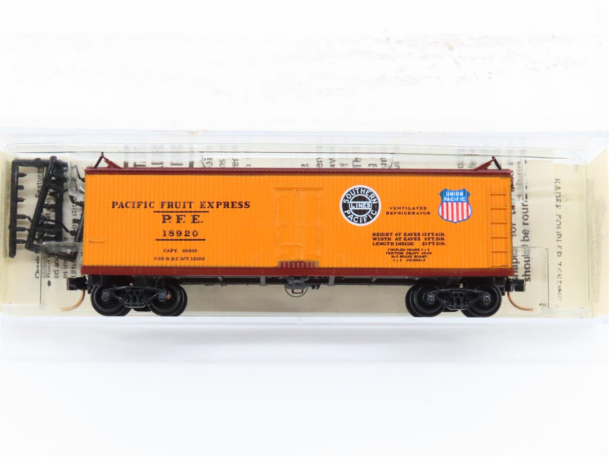 N Kadee Micro-Trains MTL 47062 SP UP PFE Pacific Fruit Express 40&#39; Reefer #18920