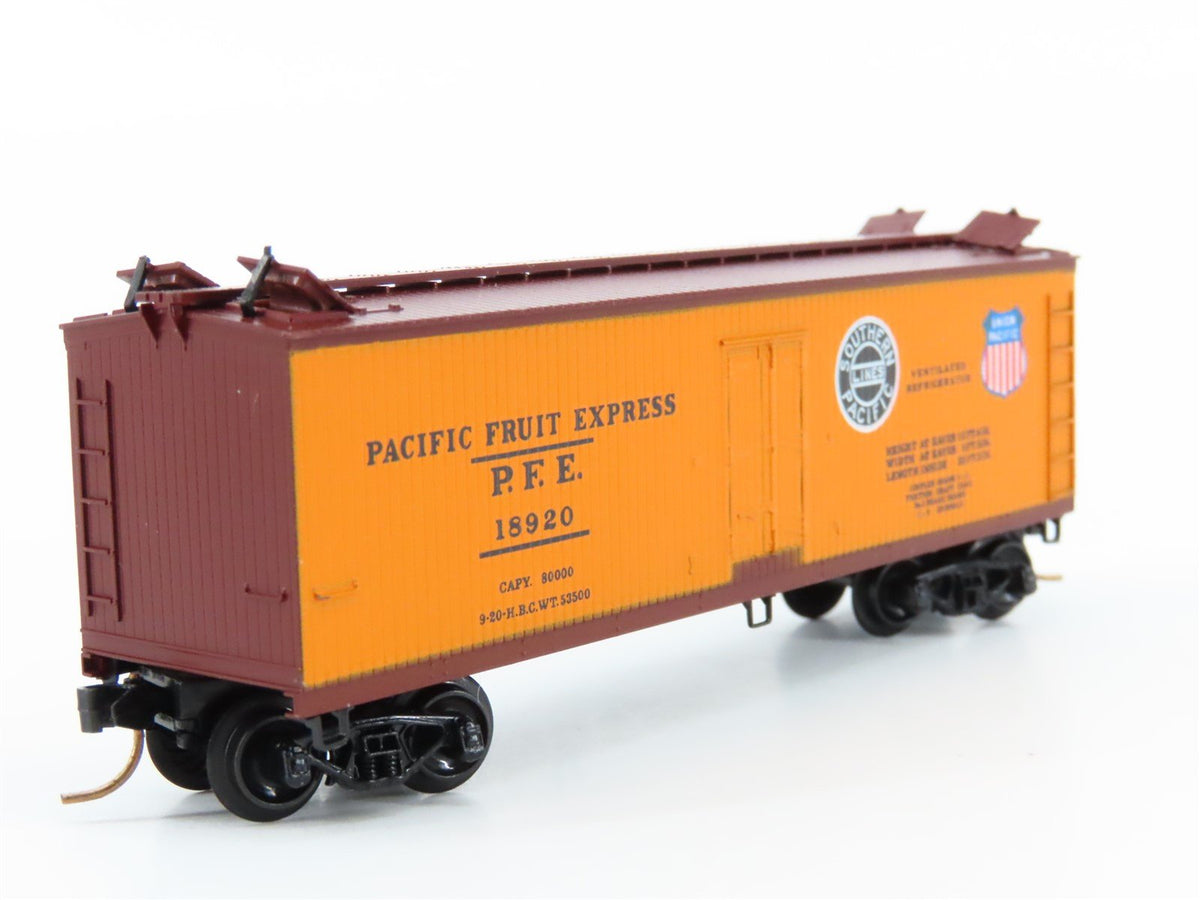 N Kadee Micro-Trains MTL 47062 SP UP PFE Pacific Fruit Express 40&#39; Reefer #18920