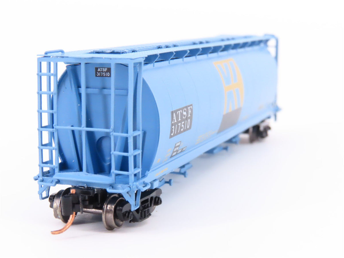 N Scale Intermountain 65137-01 ATSF Santa Fe Cylindrical Hopper Car #317510