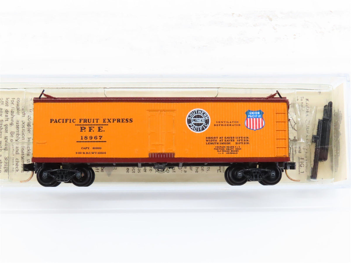 N Kadee Micro-Trains MTL 47062 UP SP PFE Pacific Fruit Express 40&#39; Reefer #18967