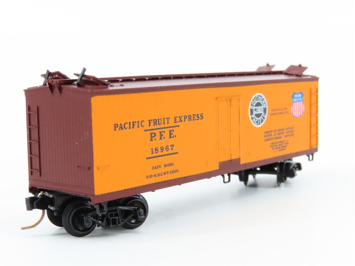 N Kadee Micro-Trains MTL 47062 UP SP PFE Pacific Fruit Express 40&#39; Reefer #18967