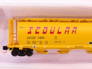 N Scale Intermountain 65106-18 SCOX Scoular Cylindrical Hopper Car #1450