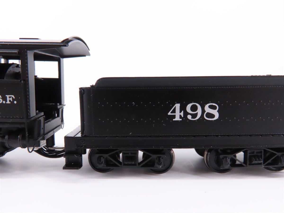 HO Scale Bachmann 51405 ATSF Santa Fe Baldwin 4-6-0 Steam #498 w/ DCC &amp; Sound