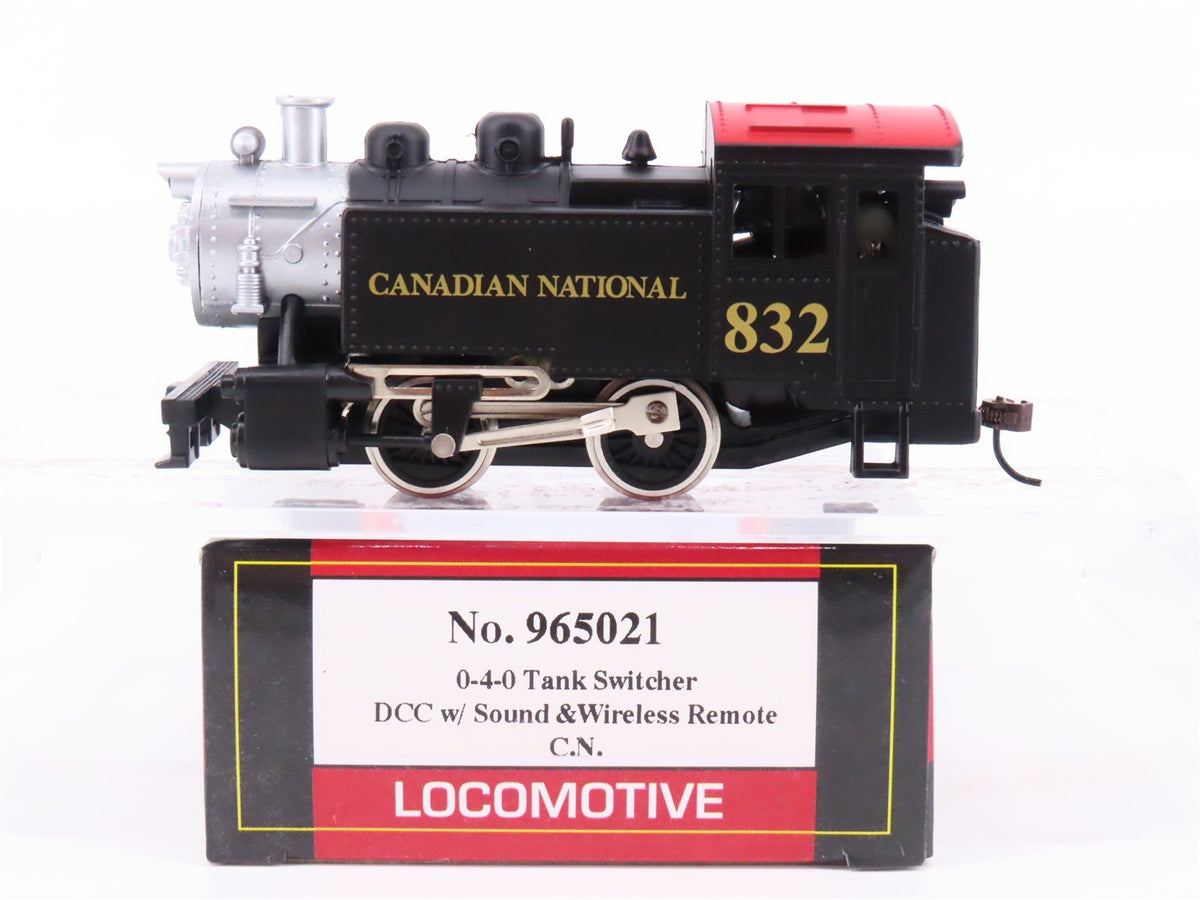 HO Model Power 965021 CN 0-4-0T Steam Tank #832 w/ Sound - Remote/DCC ONLY