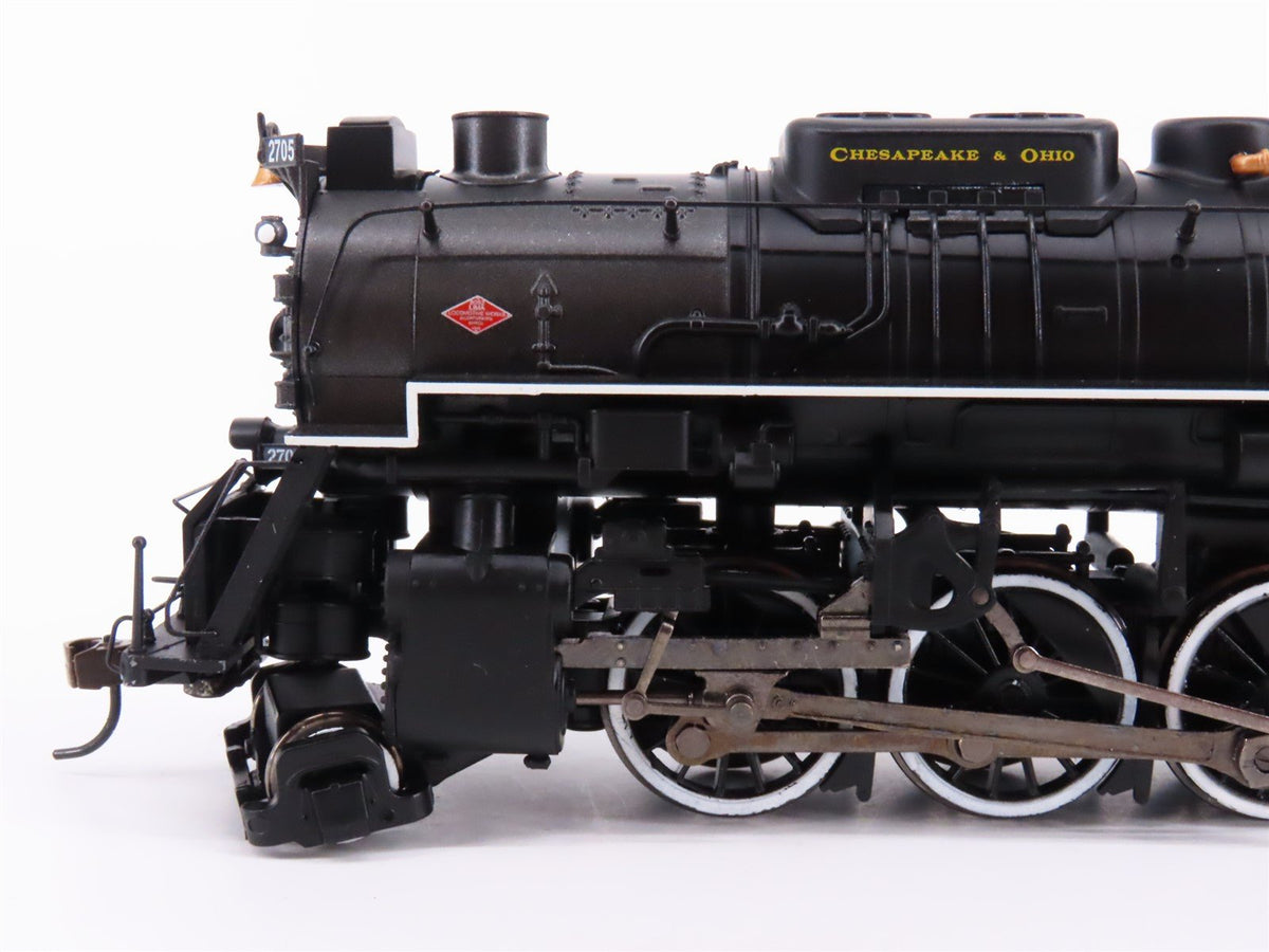 HO Scale Bachmann 52405 C&amp;O 2-8-4 Berkshire Steam #2705 w/ DCC &amp; Sound