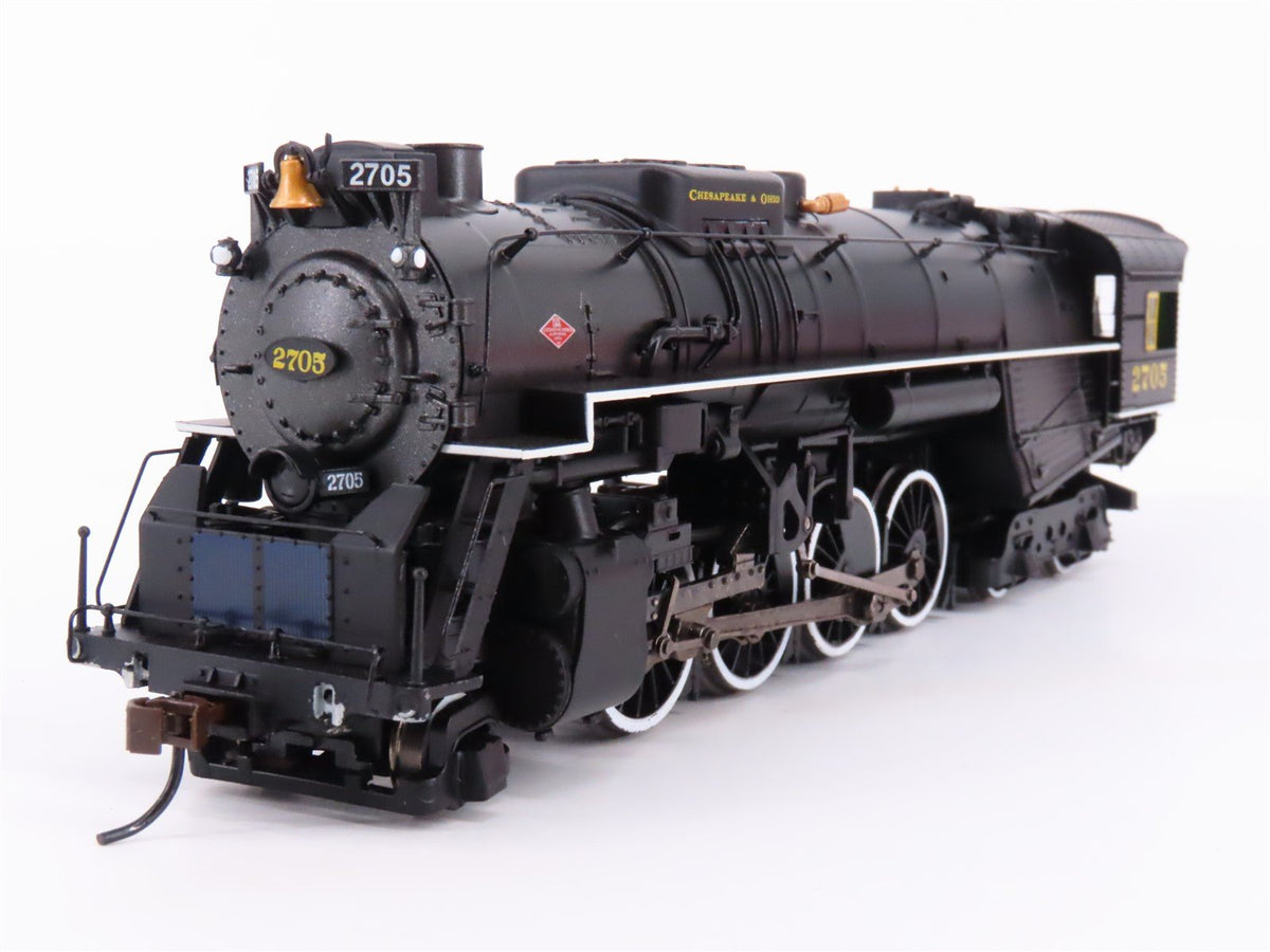 HO Scale Bachmann 52405 C&amp;O 2-8-4 Berkshire Steam #2705 w/ DCC &amp; Sound