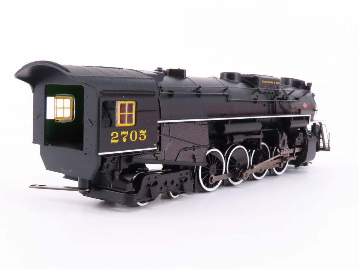 HO Scale Bachmann 52405 C&amp;O 2-8-4 Berkshire Steam #2705 w/ DCC &amp; Sound