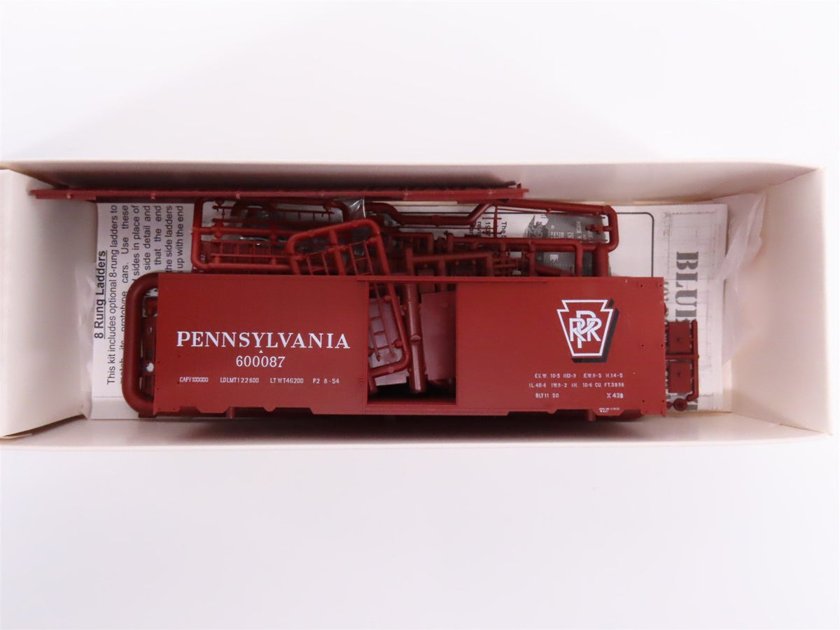 HO Scale Branchline Blueprint Kit #1609 PRR Pennsylvania 40&#39; Box Car #600087