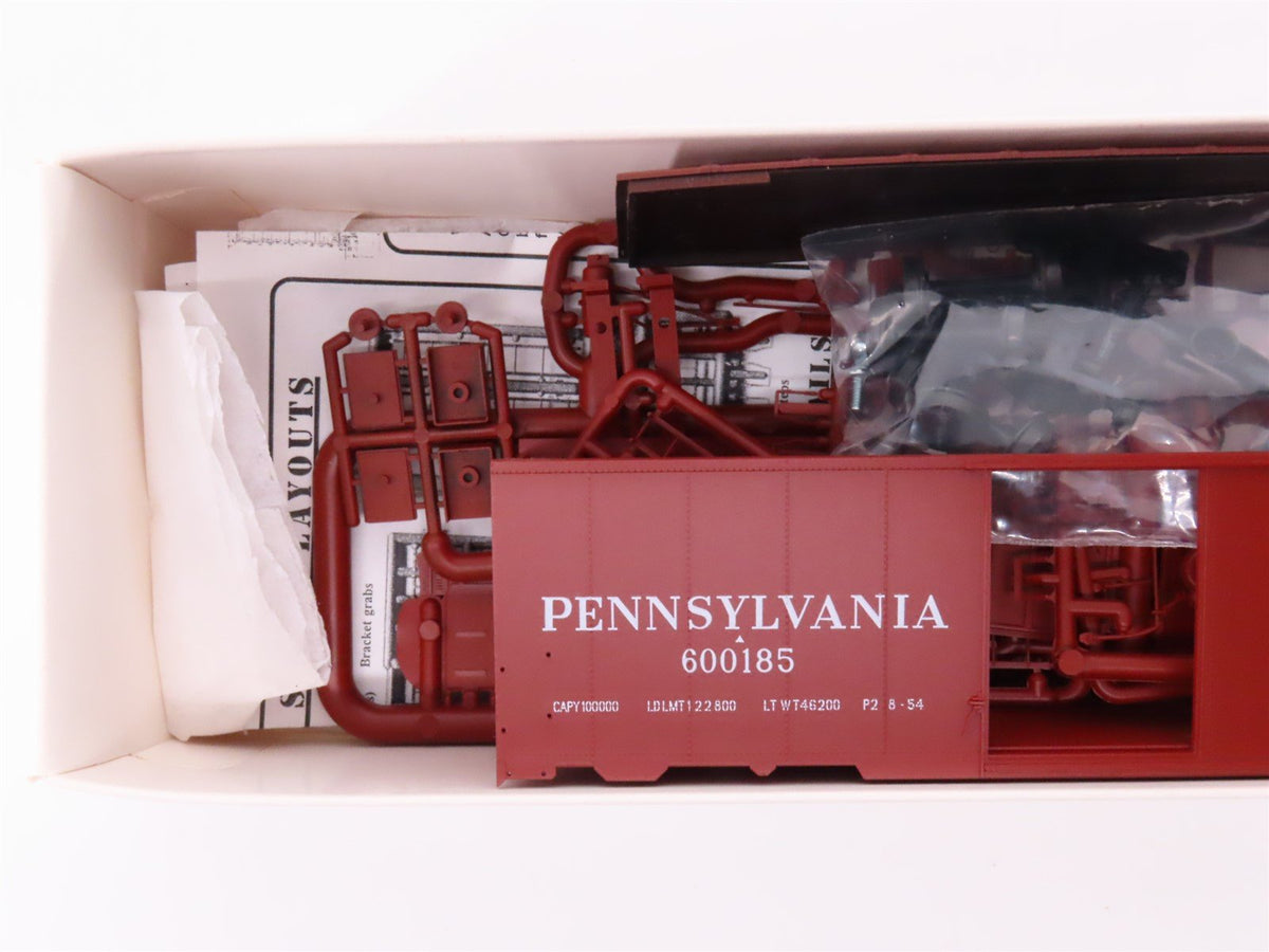 HO Scale Branchline Blueprint Kit #1609 PRR Pennsylvania 40&#39; Box Car #600185