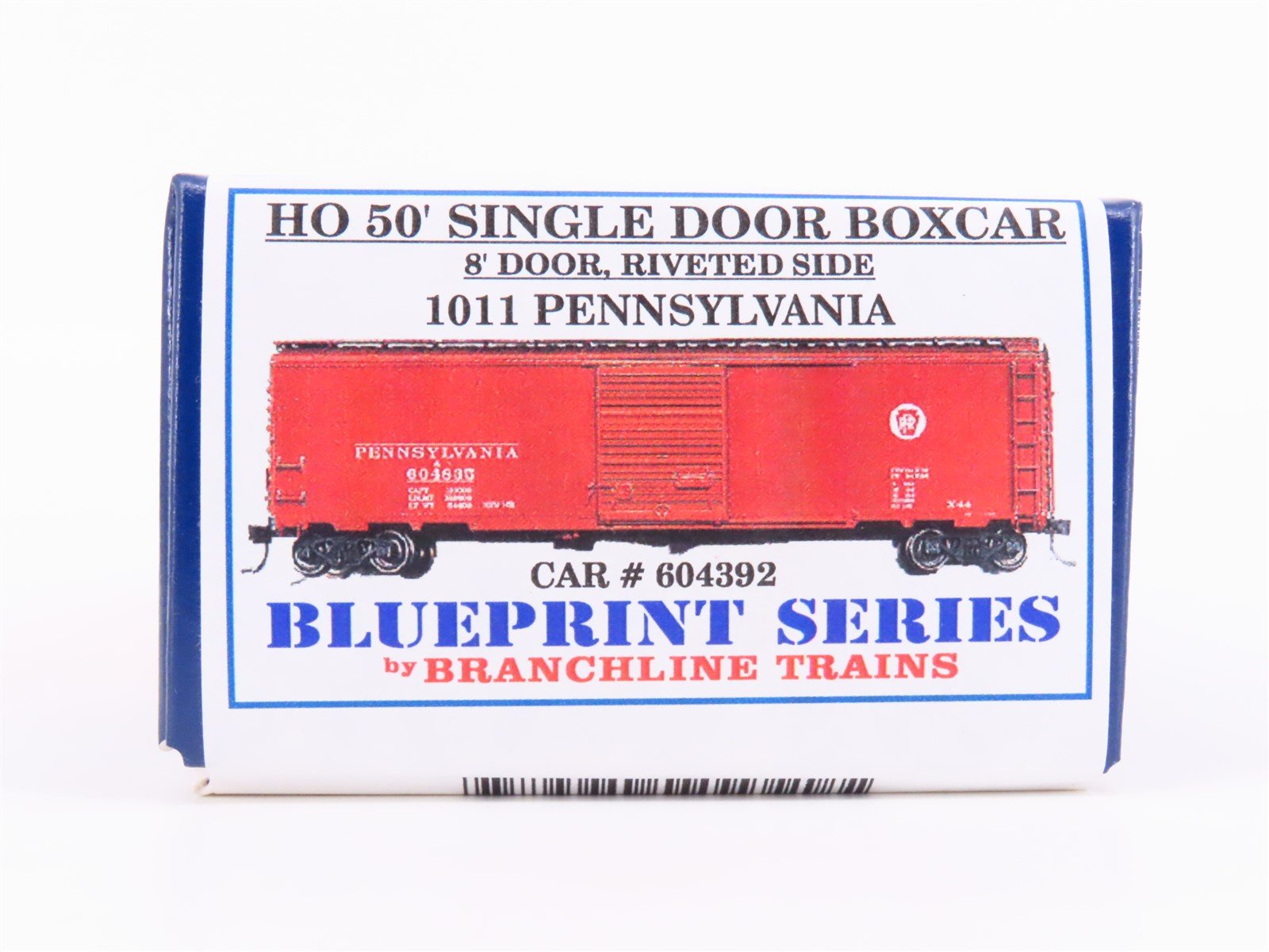 HO Scale Branchline Blueprint Kit #1011 PRR Pennsylvania 50' Box Car #604392