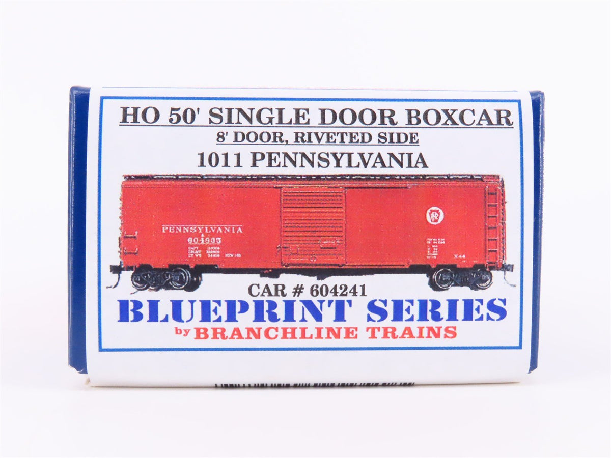 HO Scale Branchline Blueprint Kit #1011 PRR Pennsylvania 50&#39; Box Car #604241