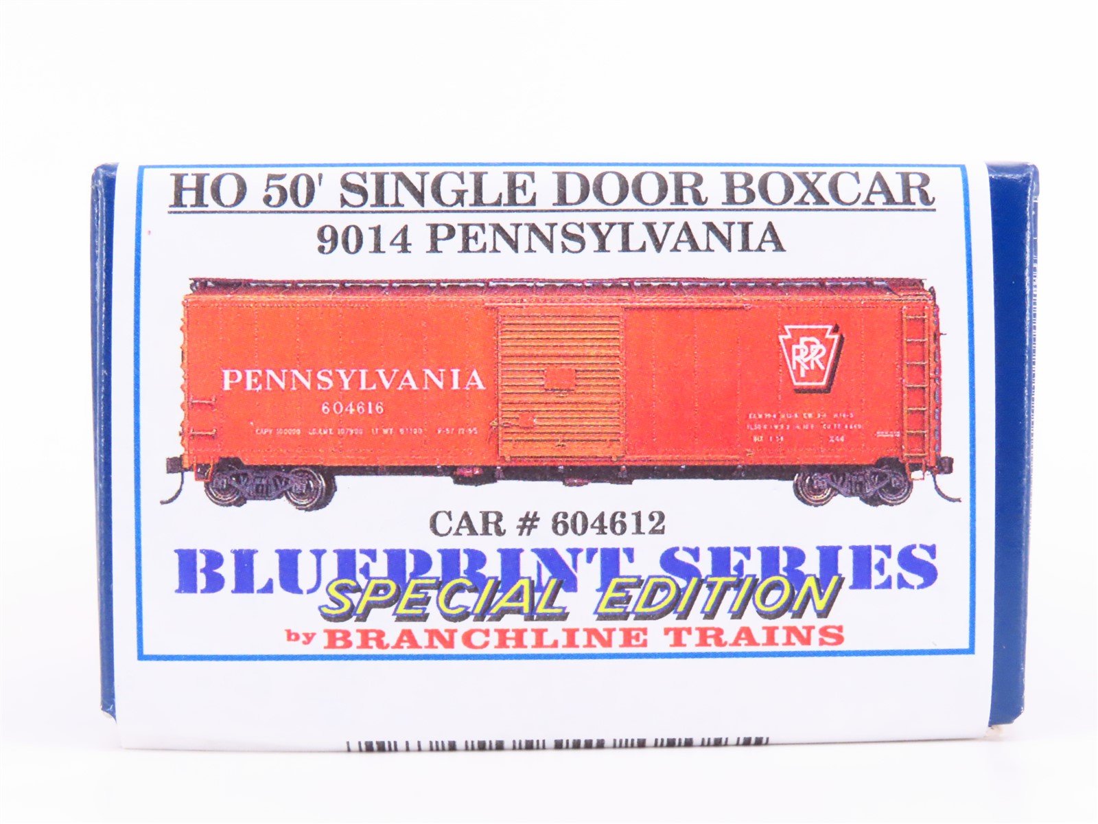 HO Scale Branchline Blueprint Special Edition Kit #9014 PRR 50' Box Car #604612