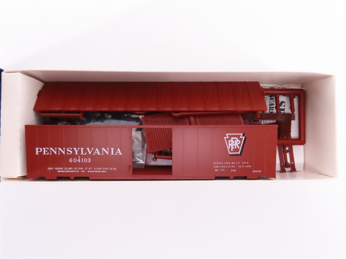 HO Scale Branchline Blueprint Special Edition Kit #9014 PRR 50&#39; Box Car #604103