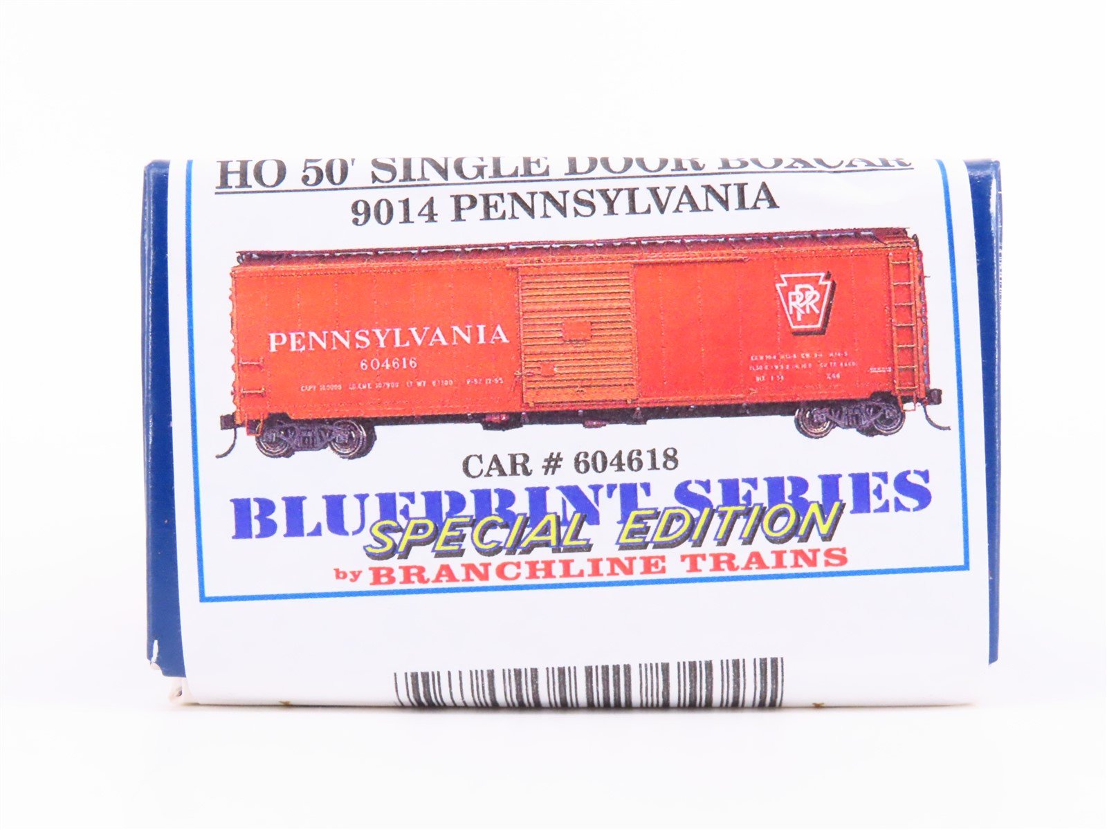 HO Scale Branchline Blueprint Special Edition Kit #9014 PRR 50' Box Car #604618