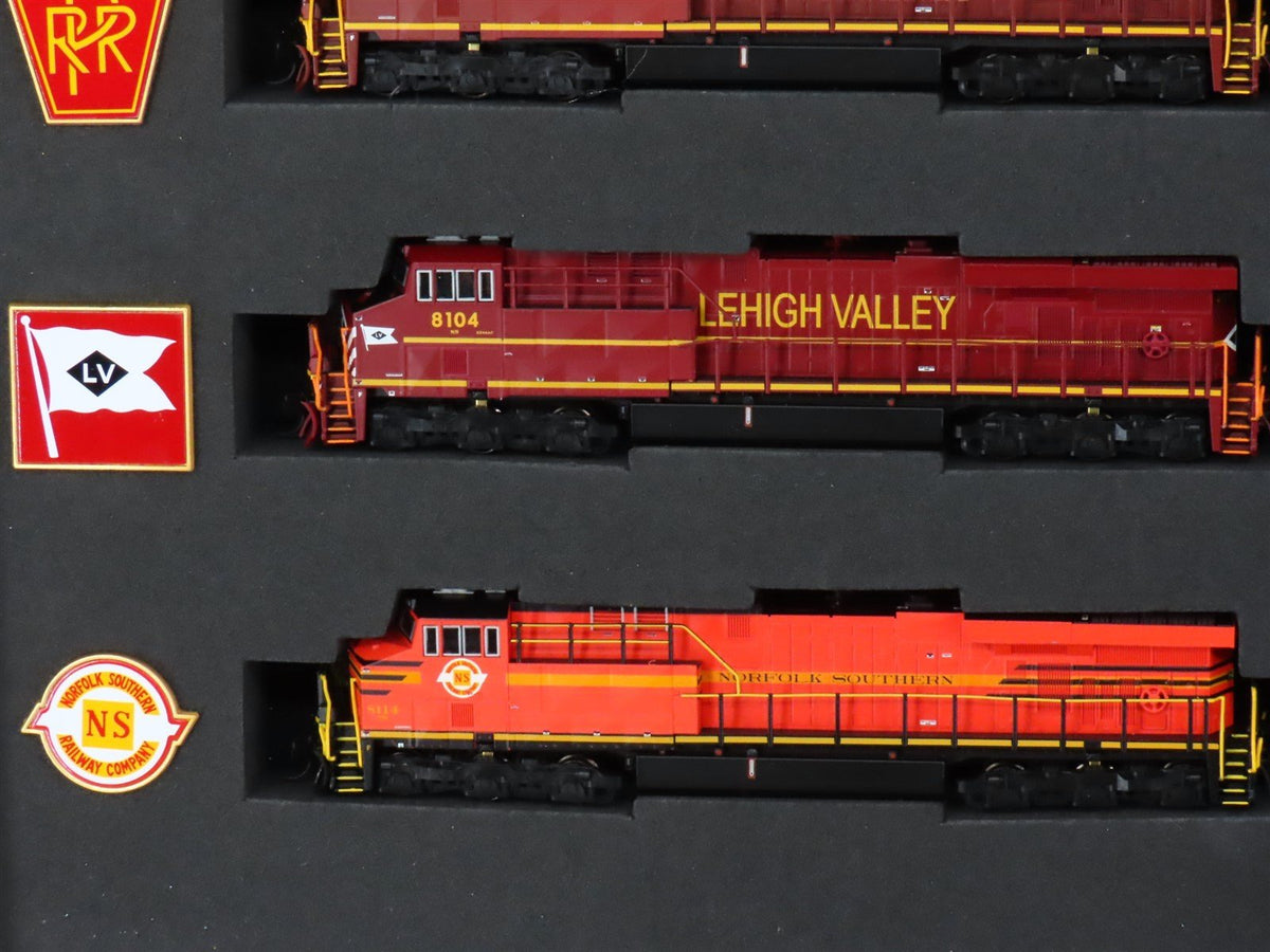 N Fox Valley &amp; Atlas NS Norfolk Southern Heritage Series Complete Set w/ DCC
