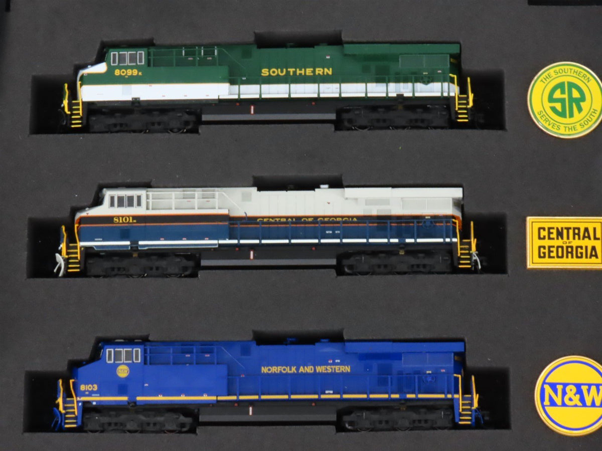 N Fox Valley &amp; Atlas NS Norfolk Southern Heritage Series Complete Set w/ DCC