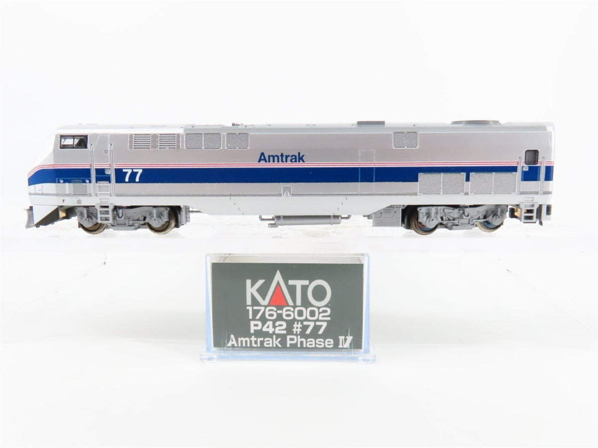 N KATO 176-6002 AMTK Amtrak Phase IV II GE P42 Genesis Diesel #77 - DCC Ready