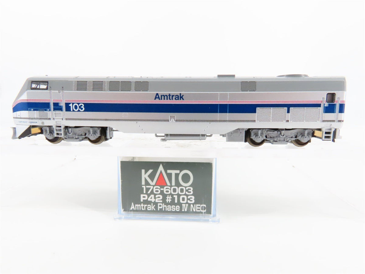 N KATO 176-6003 AMTK Amtrak NEC Phase IV GE P42 Genesis Diesel #103 - DCC Ready