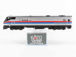 N KATO 176-6023 AMTK Amtrak Heritage Ph II P42 Genesis Diesel #66 - DCC Ready