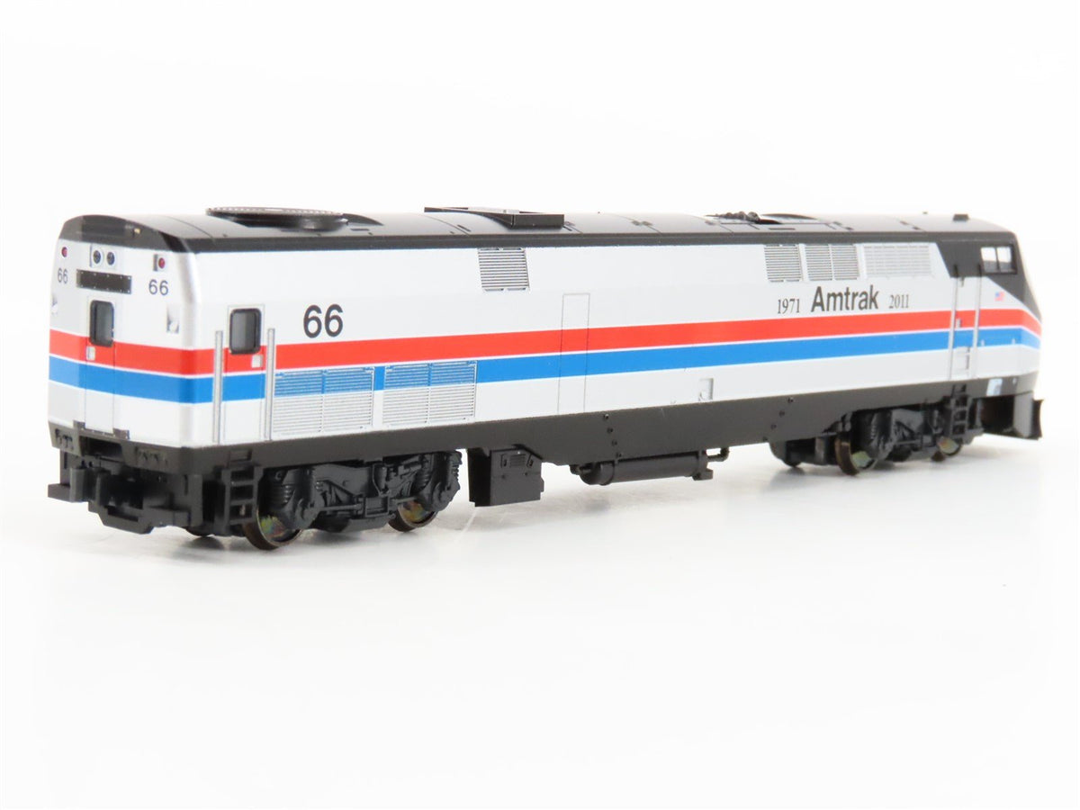 N KATO 176-6023 AMTK Amtrak Heritage Ph II P42 Genesis Diesel #66 - DCC Ready