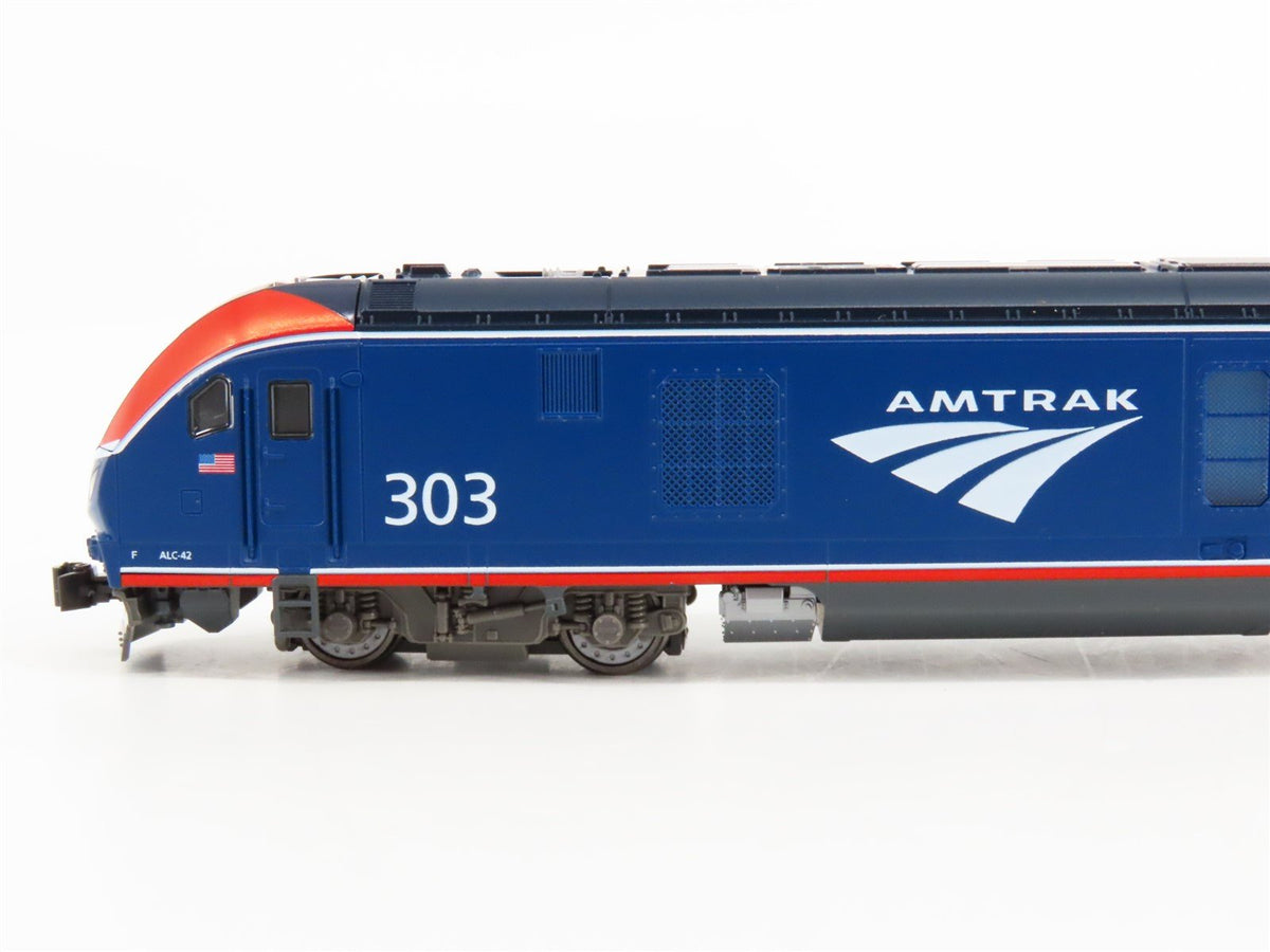 N KATO 176-6052 AMTK Amtrak Phase VI ALC-42 Charger Diesel #303 - DCC Ready