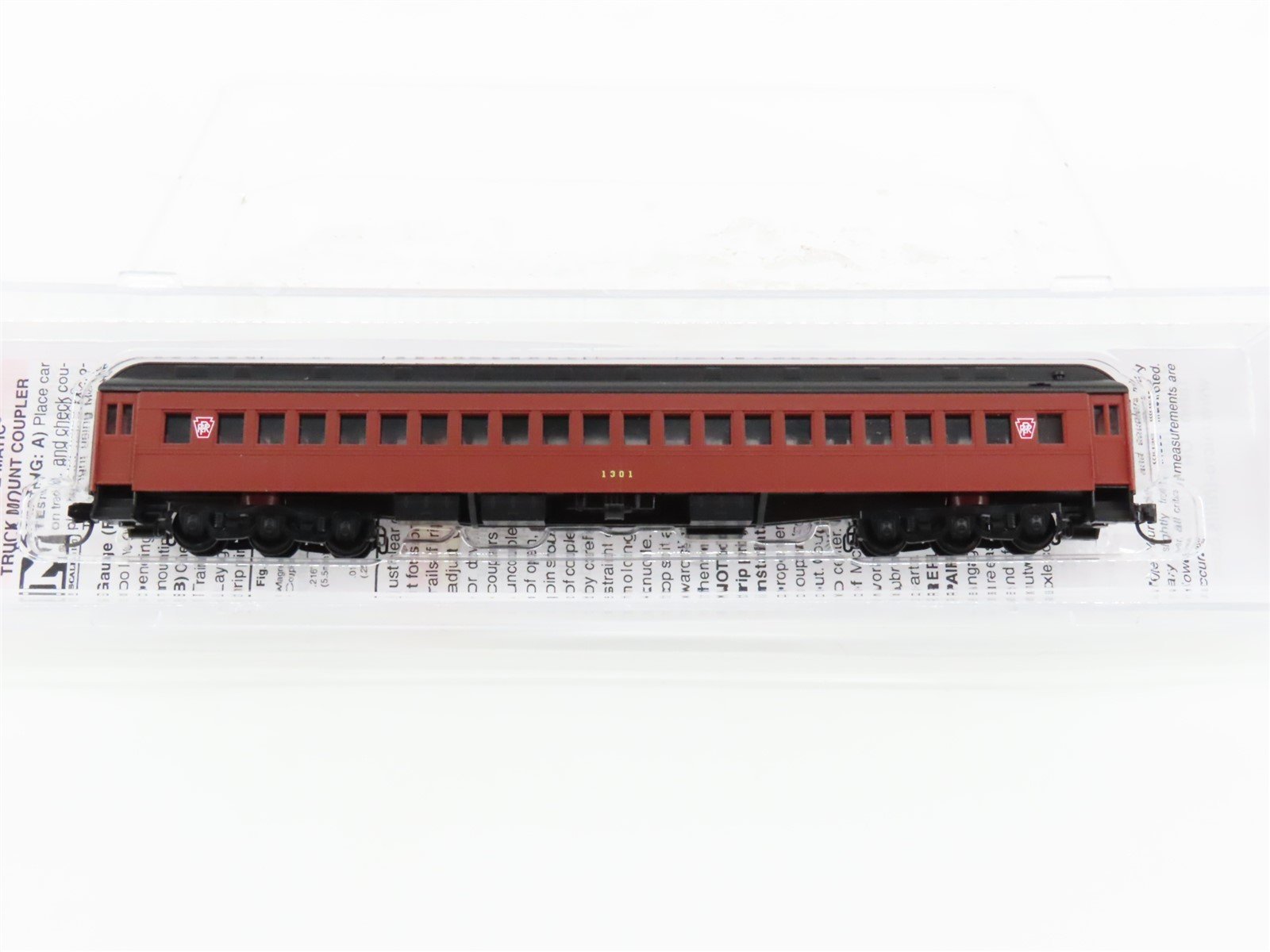 N Scale Micro-Trains MTL 16000360 PRR Pennsylvania 78' Coach Passenger #1301