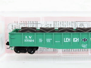 N Micro-Trains MTL NSE 06-24 LV Lehigh Valley 50' Drop-End Gondola #37024 w/Load