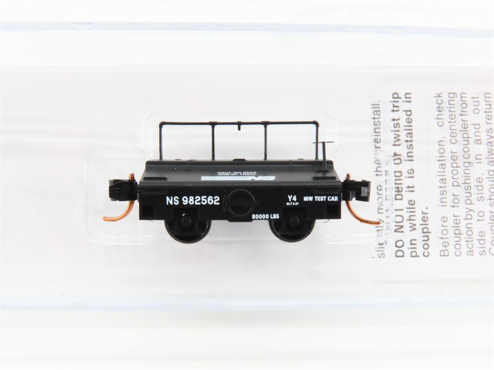 N Scale Micro-Trains MTL 12100020 NS Norfolk Southern Scale Test Car #982562