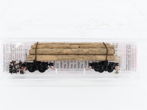 N Scale Micro-Trains MTL 11300710 Disconnect Log Car w/ Load