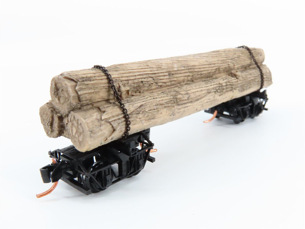 N Scale Micro-Trains MTL 11300720 Disconnect Log Car w/ Load