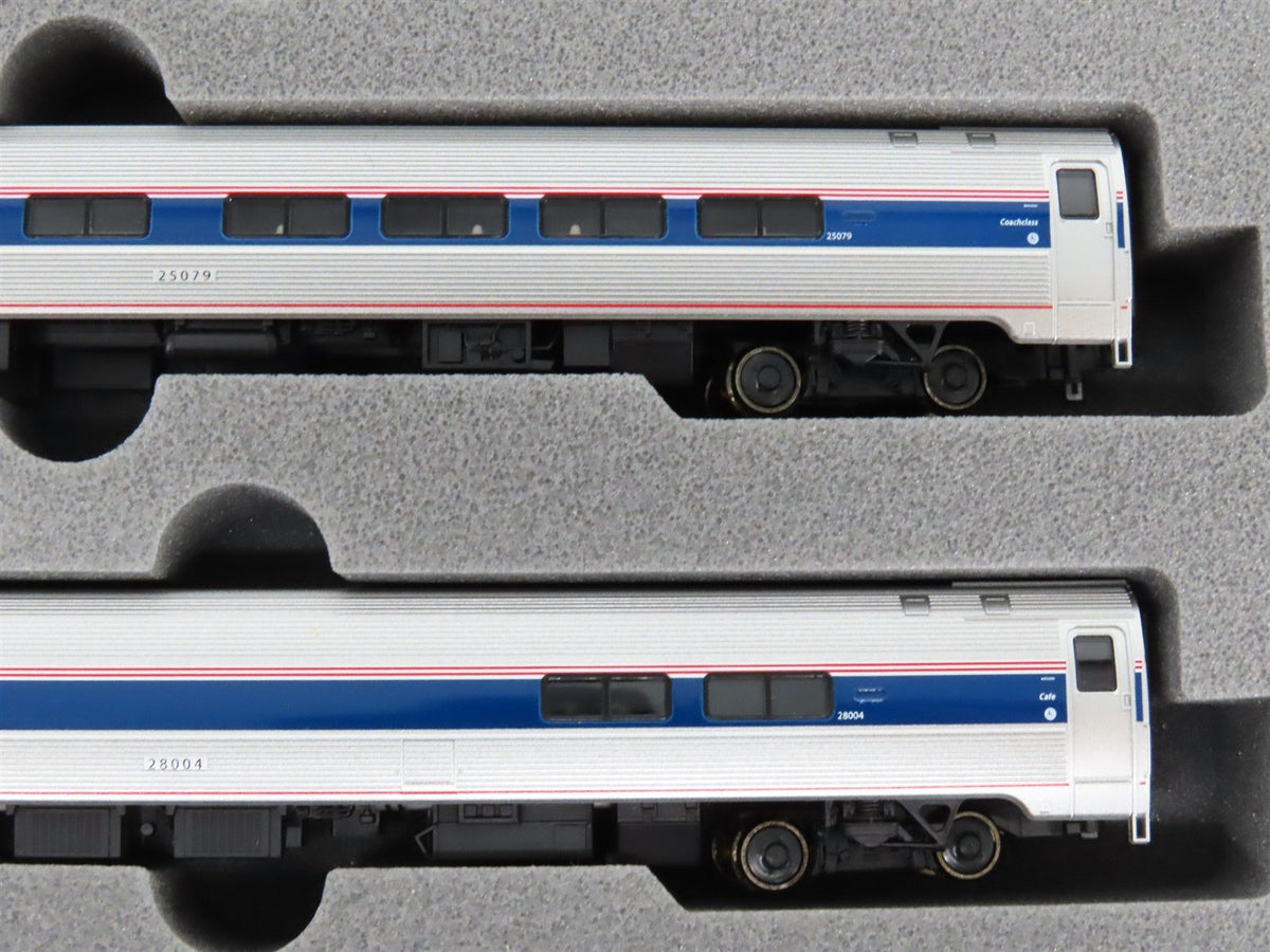 N KATO 106-6286 AMTK Amtrak Phase VI Amfleet II &amp; Viewliner Passenger 3-Car Set