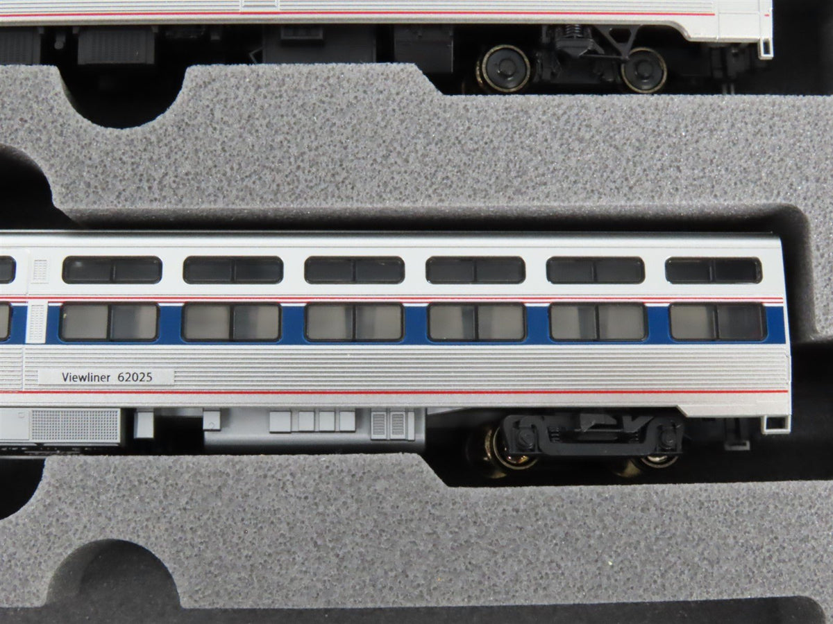 N KATO 106-6286 AMTK Amtrak Phase VI Amfleet II &amp; Viewliner Passenger 3-Car Set