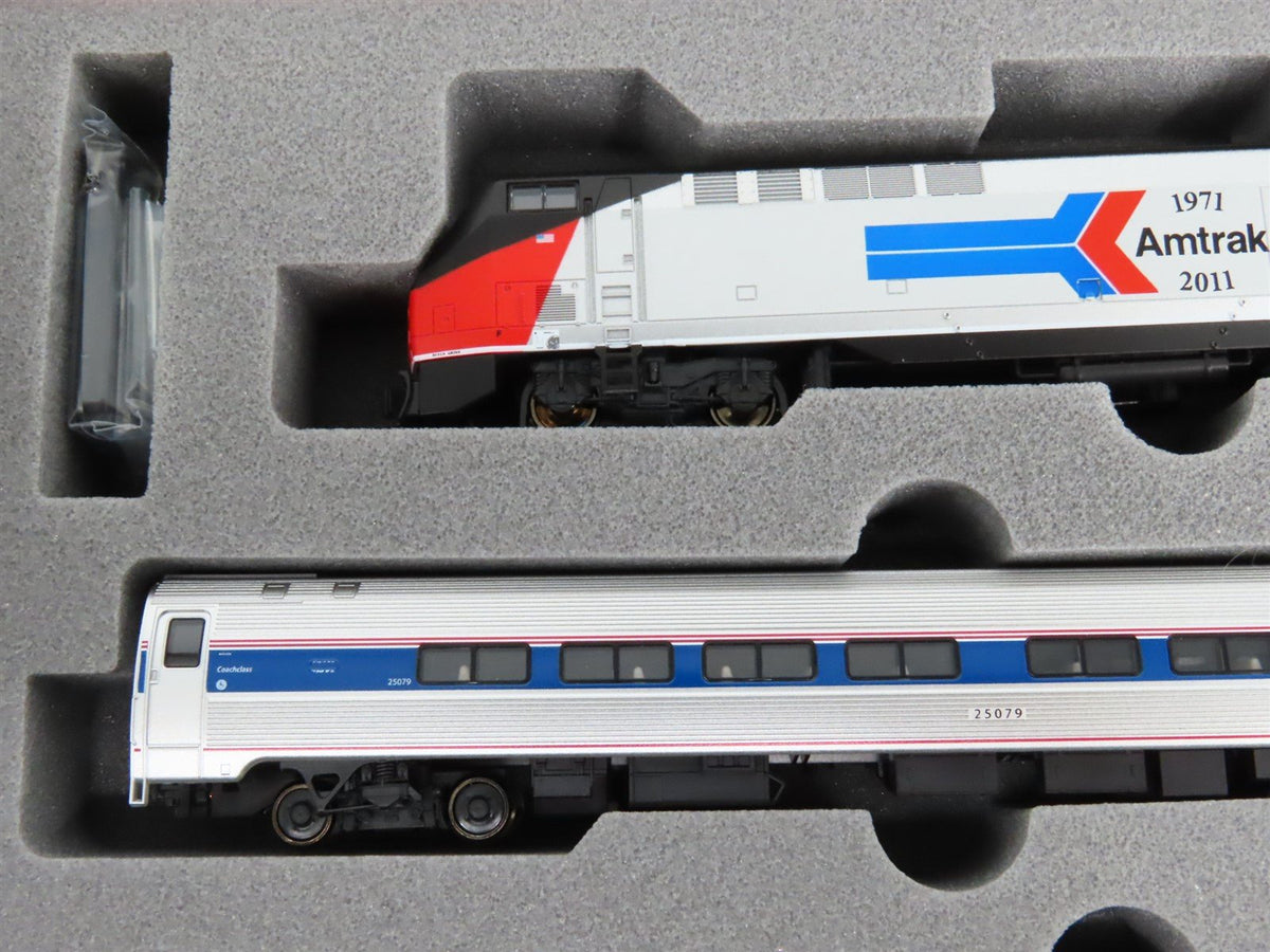 N KATO 106-6286-1 AMTK Amtrak 40th Anniversary P42 Diesel &amp; 3 Passenger Cars