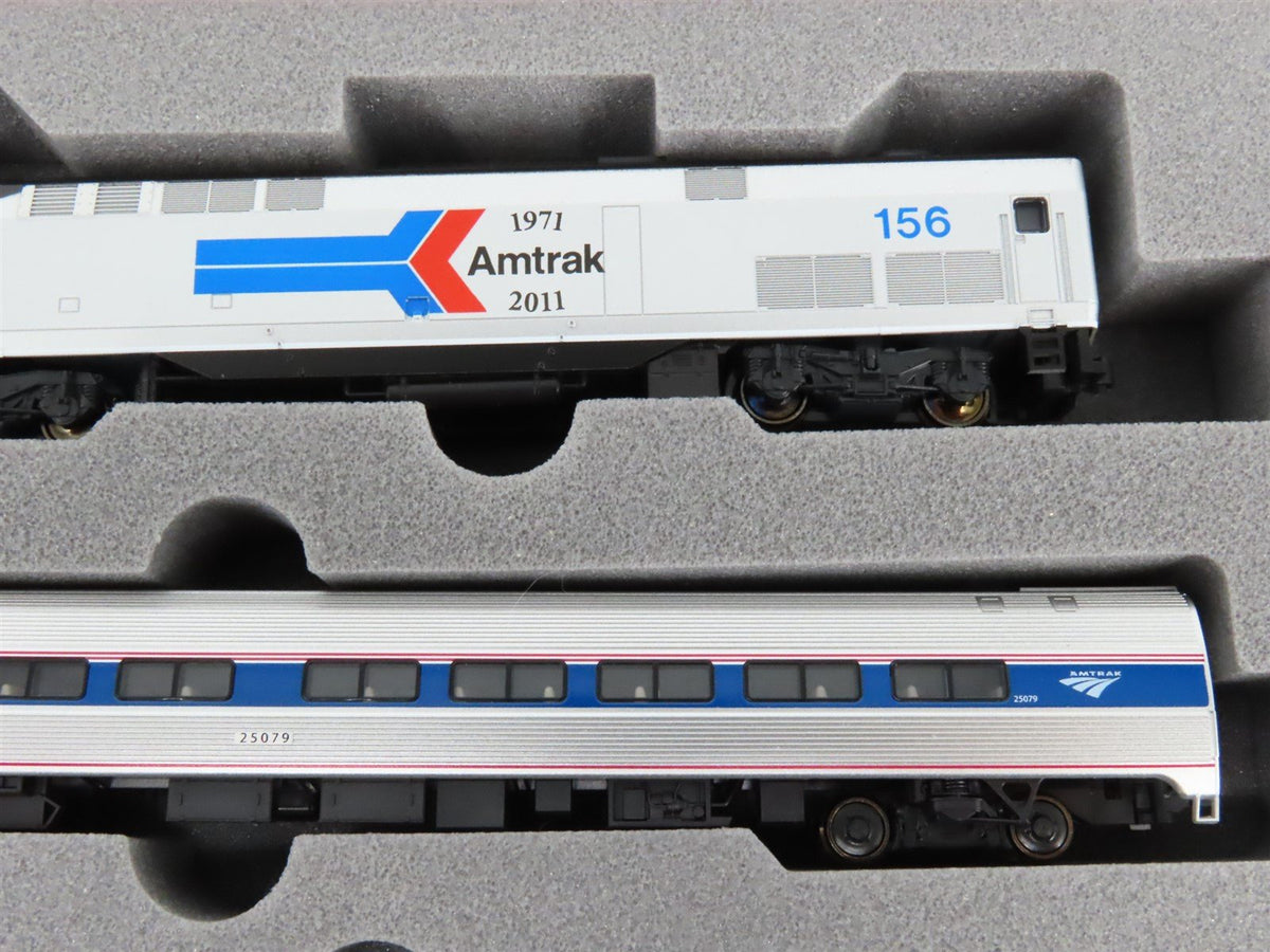 N KATO 106-6286-1 AMTK Amtrak 40th Anniversary P42 Diesel &amp; 3 Passenger Cars