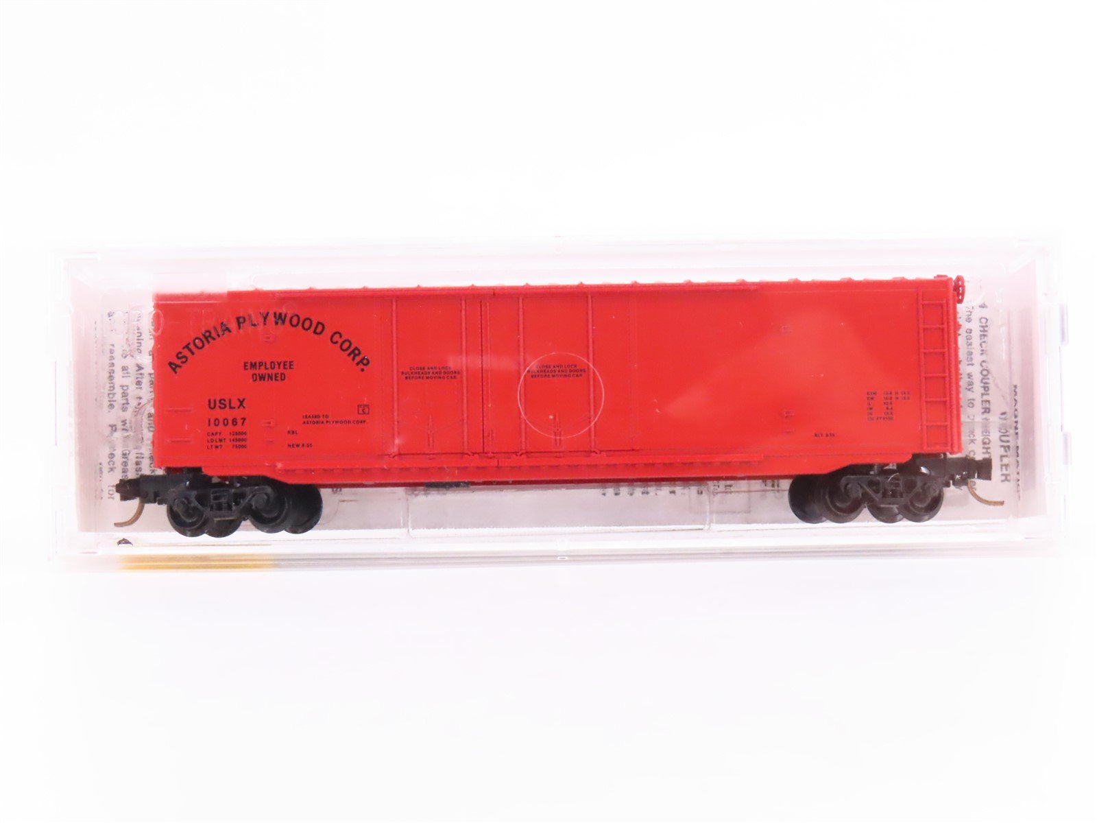 N Scale Micro-Trains MTL 75020 USLX Astoria Plywood 50' Box Car #10067