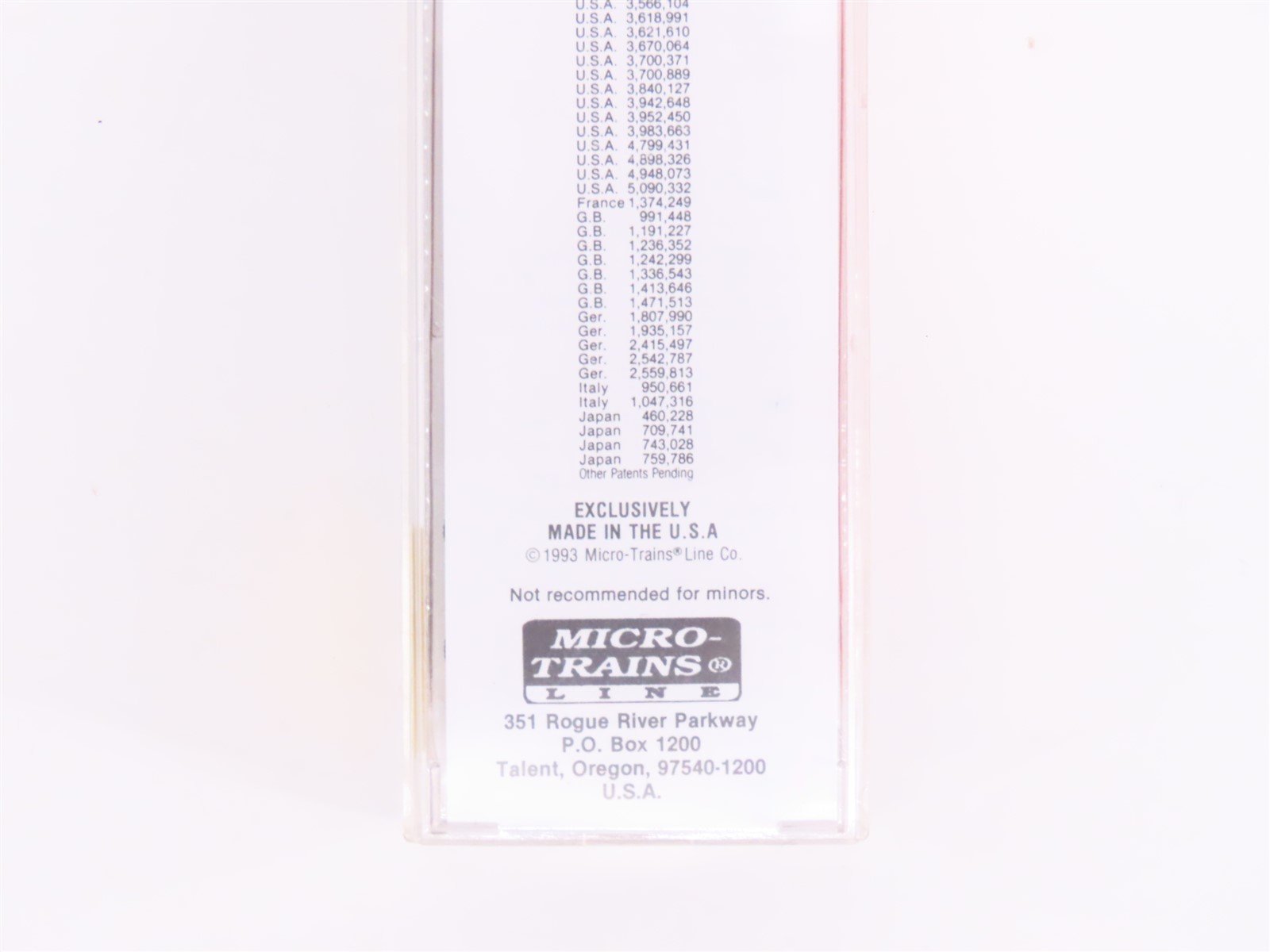 N Scale Micro-Trains MTL 75020 USLX Astoria Plywood 50' Box Car #10067