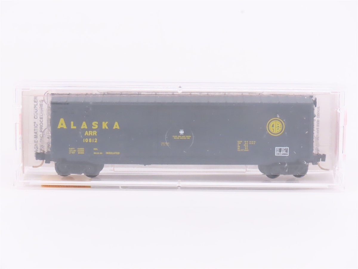 N Scale Micro-Trains MTL 75010 ARR Alaska Railroad 50&#39; Box Car #10812