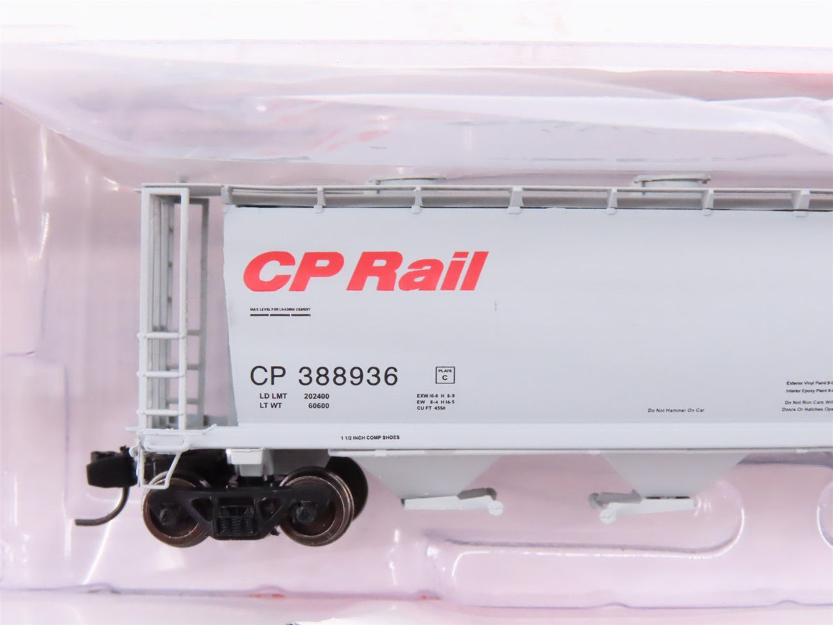 N Scale Intermountain 388936 CP Rail Cylindrical 4-Bay Hopper Car #388936