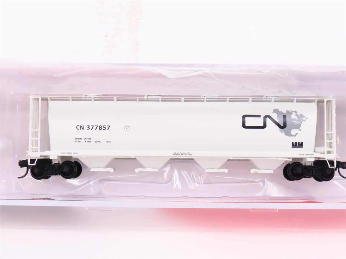 N Scale Intermountain 65213-18 CN Railway Cylindrical 4-Bay Hopper Car #377857