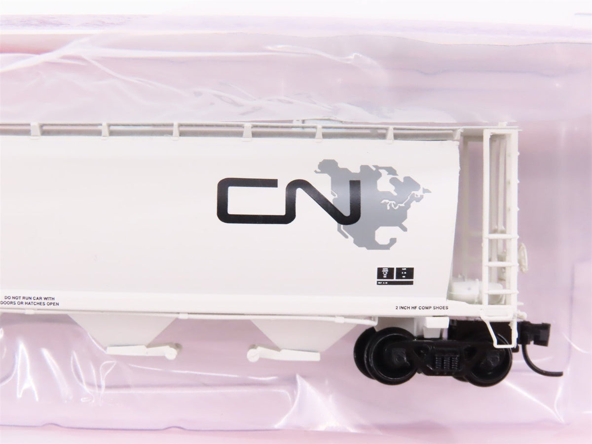 N Scale Intermountain 65213-18 CN Railway Cylindrical 4-Bay Hopper Car #377857