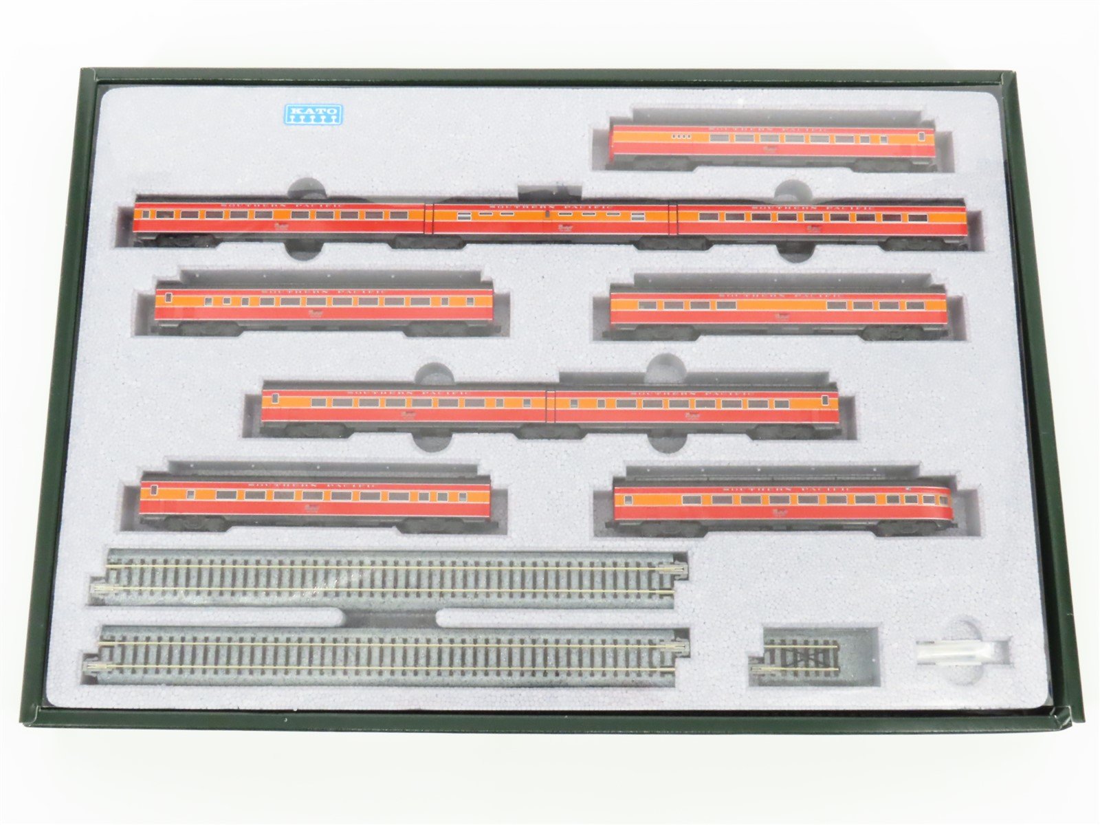 N Scale KATO 106-060 SP Southern Pacific "Morning Daylight" Passenger 10-Car Set