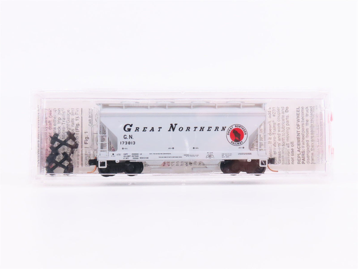 N Scale Micro-Trains MTL 92170 GN Great Northern 2-Bay Covered Hopper #173813