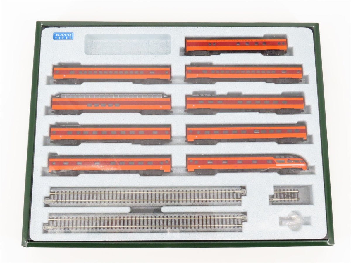 N Scale KATO 106-082 MILW Milwaukee Road &quot;Olympian Hiawatha&quot; Passenger 9-Car Set